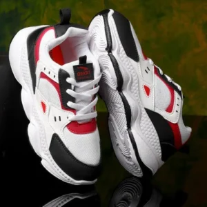 Lace Sneakers For Boys  (Red, 9-10 Years)