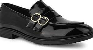 ALBERTO TORRESI Palermo Black Men's Double Monk Strap Shoes