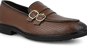 ALBERTO TORRESI Palermo Black Men's Double Monk Strap Shoes