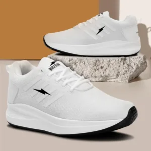 BRUTON  URBAN-750 New Stylish Sports Shoes and /Walking/gym/ Running Shoes For Men  (White , 6) Special price